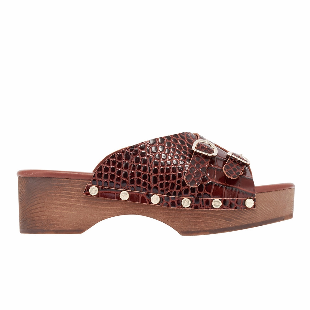 Natali Sabot Ruggine Croc Miami Sandals