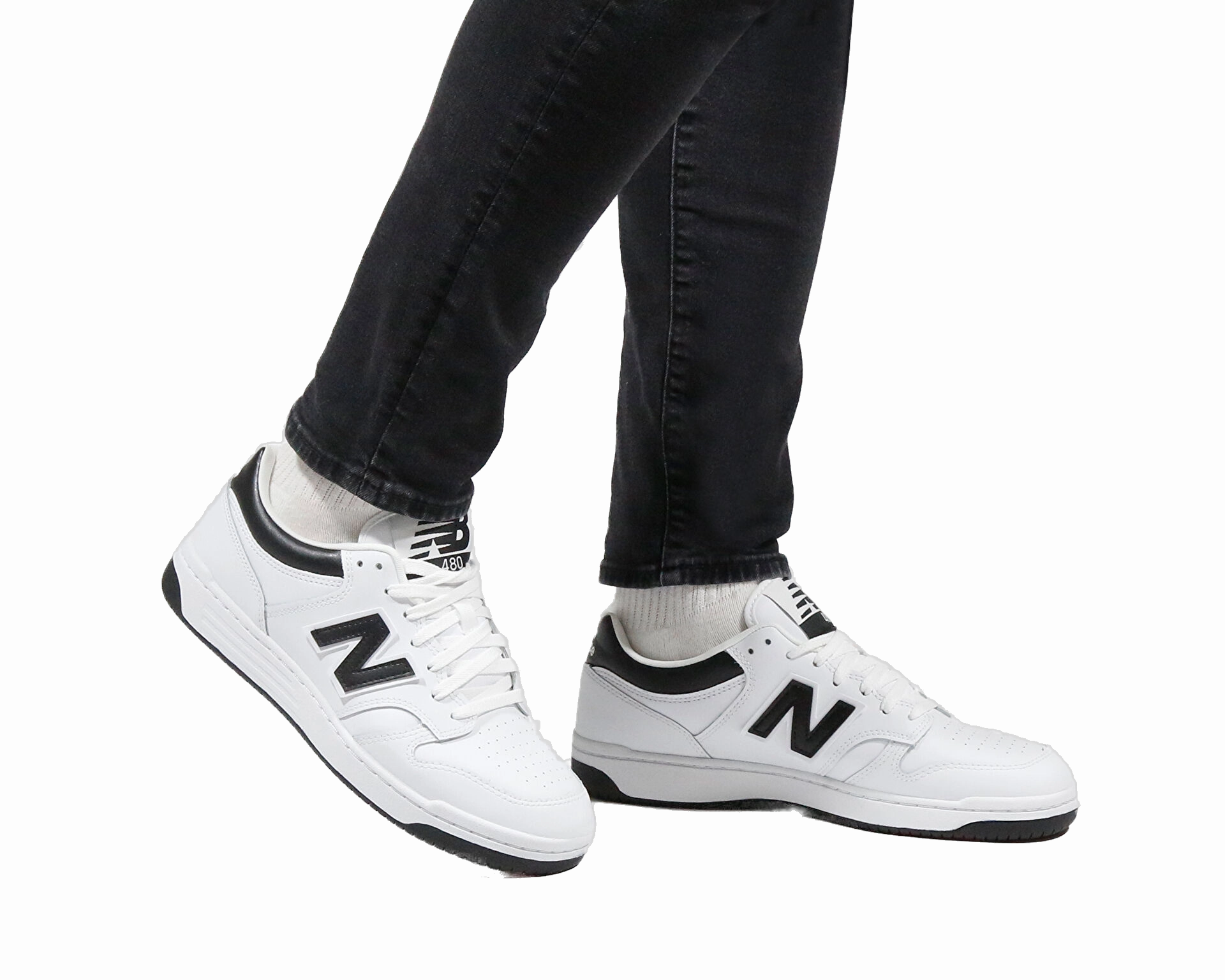 New Balance Men's 480 Shoes - White / Black New Balance Factory Store Sunrise Sunrise