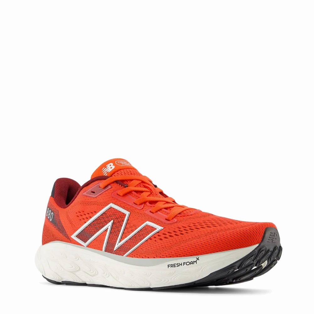 New Balance Shoe Quiz New Balance Men's Fresh Foam X 880v14 in Neo Flame with Mercury Red