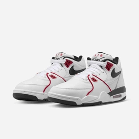 Nike Knit Shoes Nike Air Flight 89 FD9928-101 Sneaker Men's White Black Leather Basketball Shoes