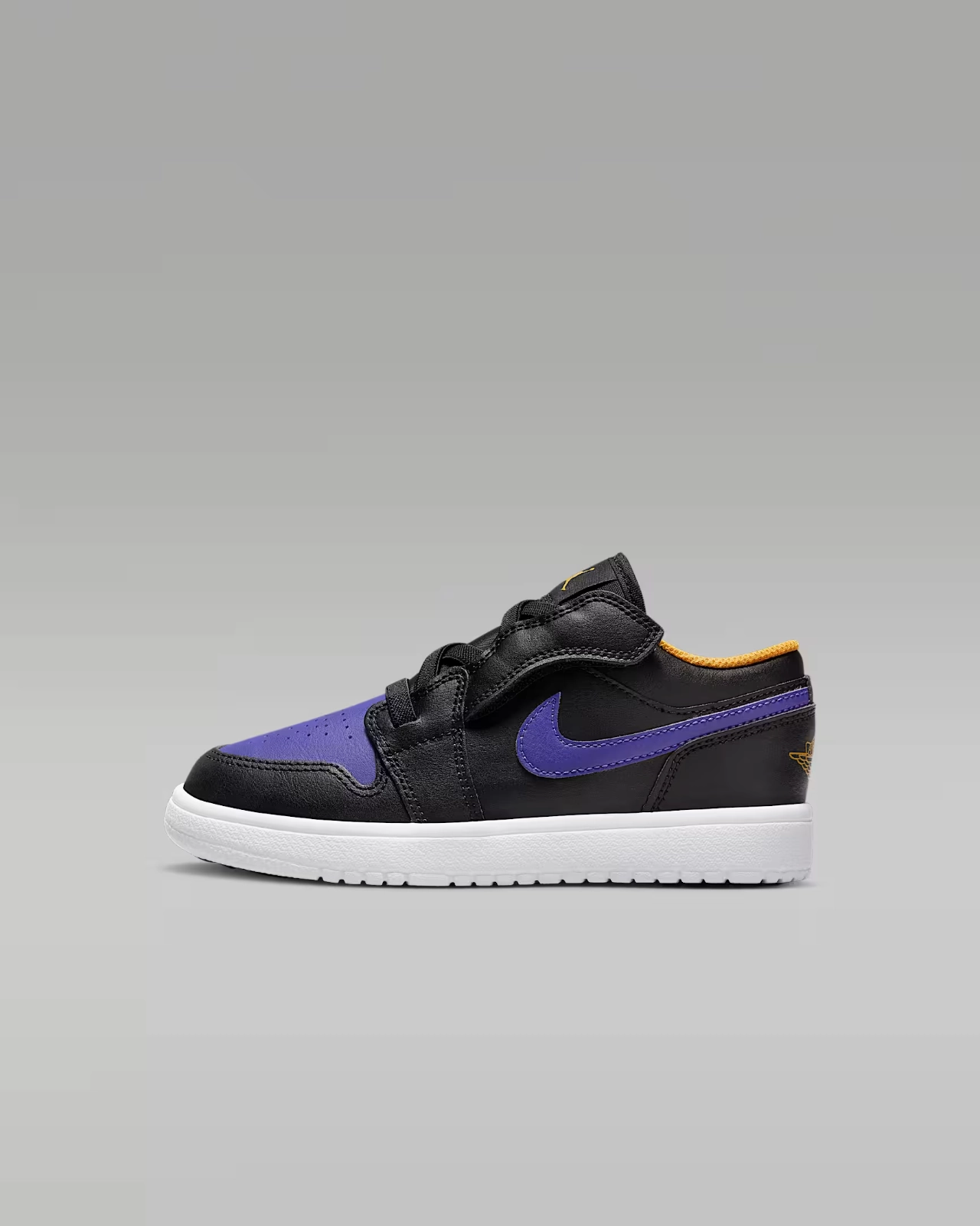 Nike Air Jordan 1 Low Alt BQ6066-075 Sneakers Kids Black Dark Concord Shoes Comet Sneakers