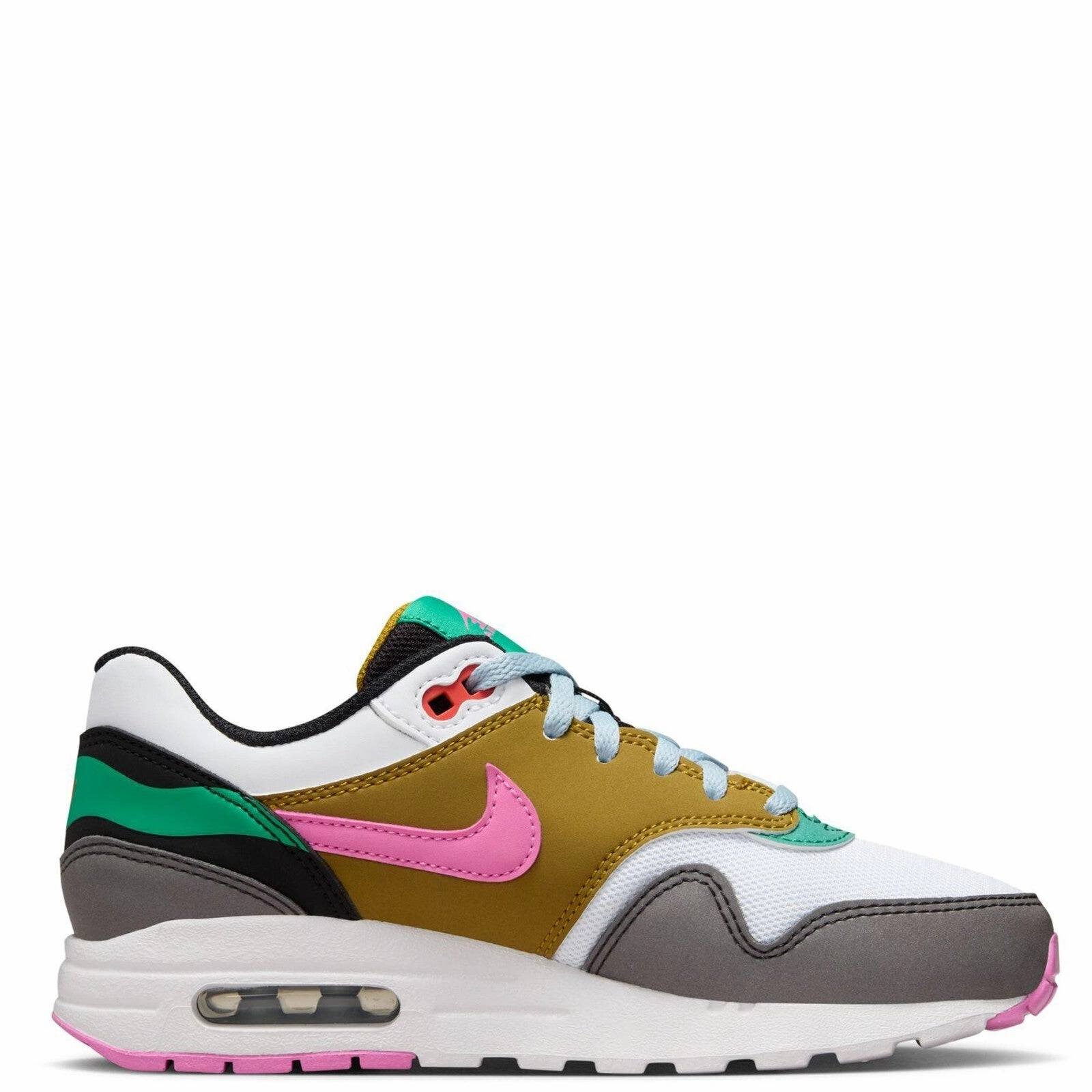 Nike Clearance Shoes Nike Air Max 1 SE FJ3286-001 Sneaker Kids  Multicolor Runninhg Shoes GBNC131