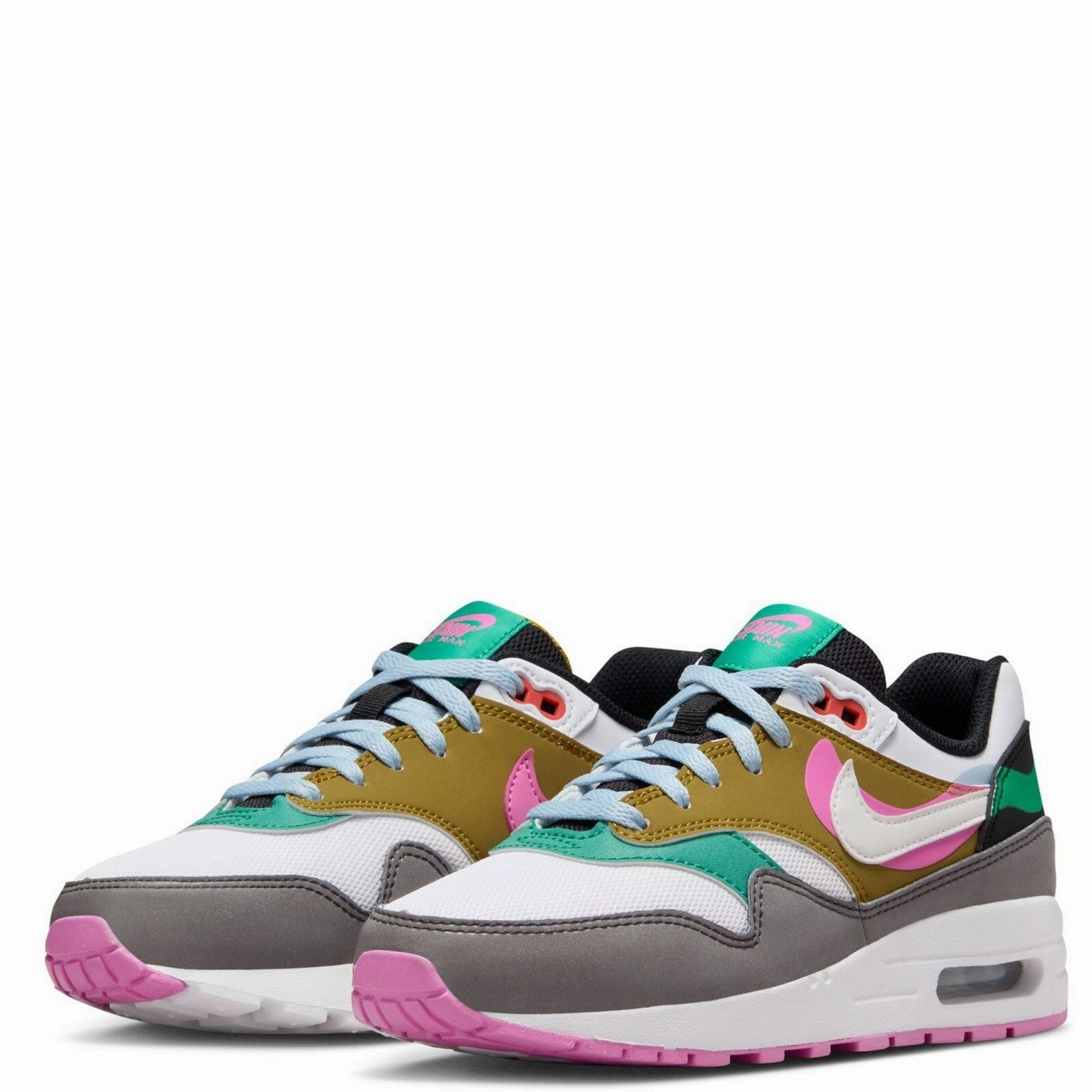 Nike Hurrah Shoes Nike Air Max 1 SE FJ3286-001 Sneaker Kids  Multicolor Runninhg Shoes GBNC131