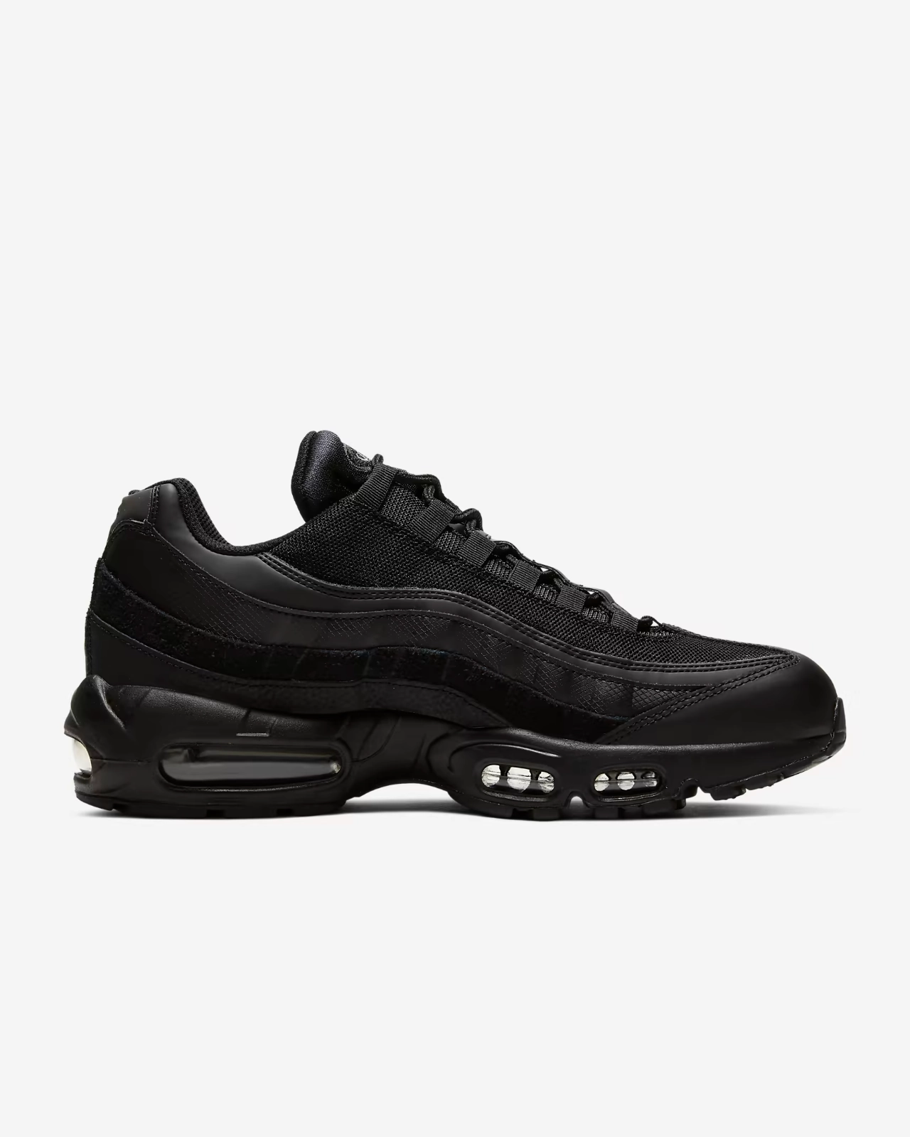Shop Deals On Nike Air Max Shoes Nike Air Max 95 Essential CI3705-001 Sneakers Men's 6 Black Running Shoes FD1060