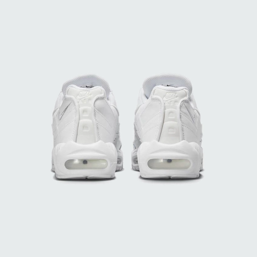 Nike Air Max 95 Essential White Running Shoes Men's CT1268 100 Nike Air Jordan 1 Mid Shoes