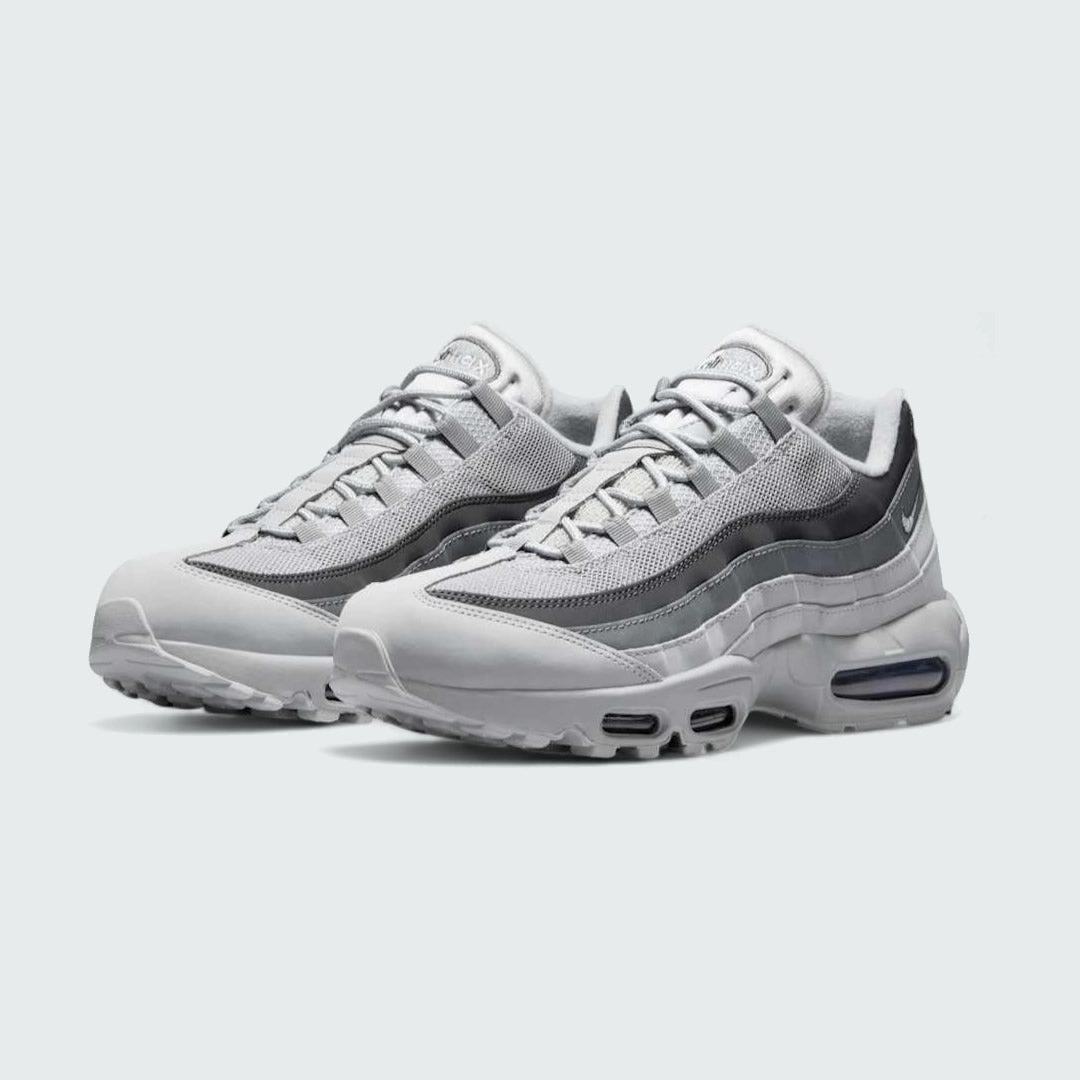 Nike Air Max 95 Grey Running Shoes Men's HQ3825 002 Nike Mushroom Shoes