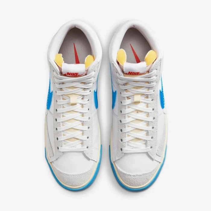 Nike Blazer Mid Pro Club DQ7673-102 Sneaker Men's White Blue Lifestyle Shoes Nike Shoes Good For Arch Support