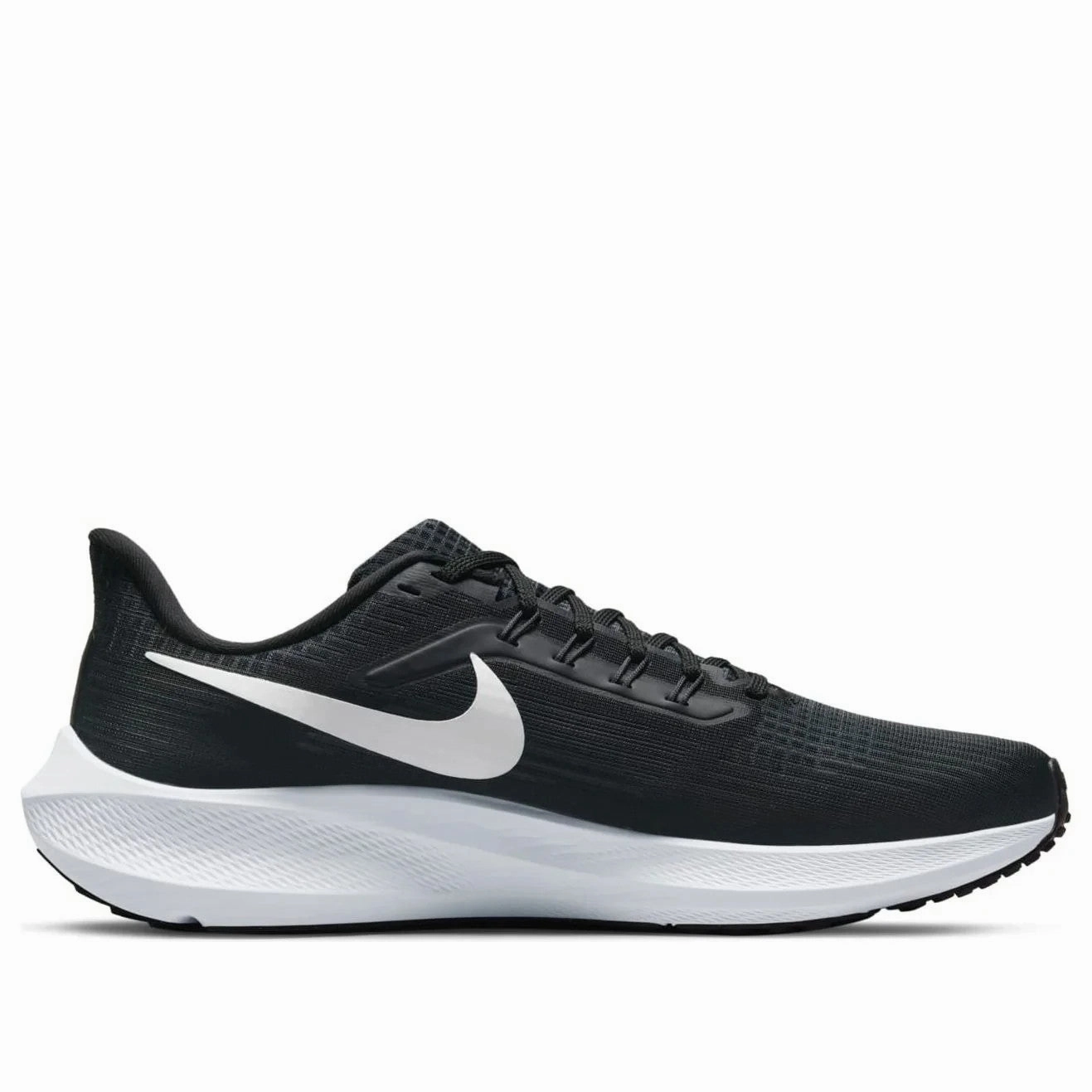 Nike Futbol Soccer Shoes Nike Air Zoom Pegasus 39 DH4071-001 Men's Black White Athletic Running Shoes