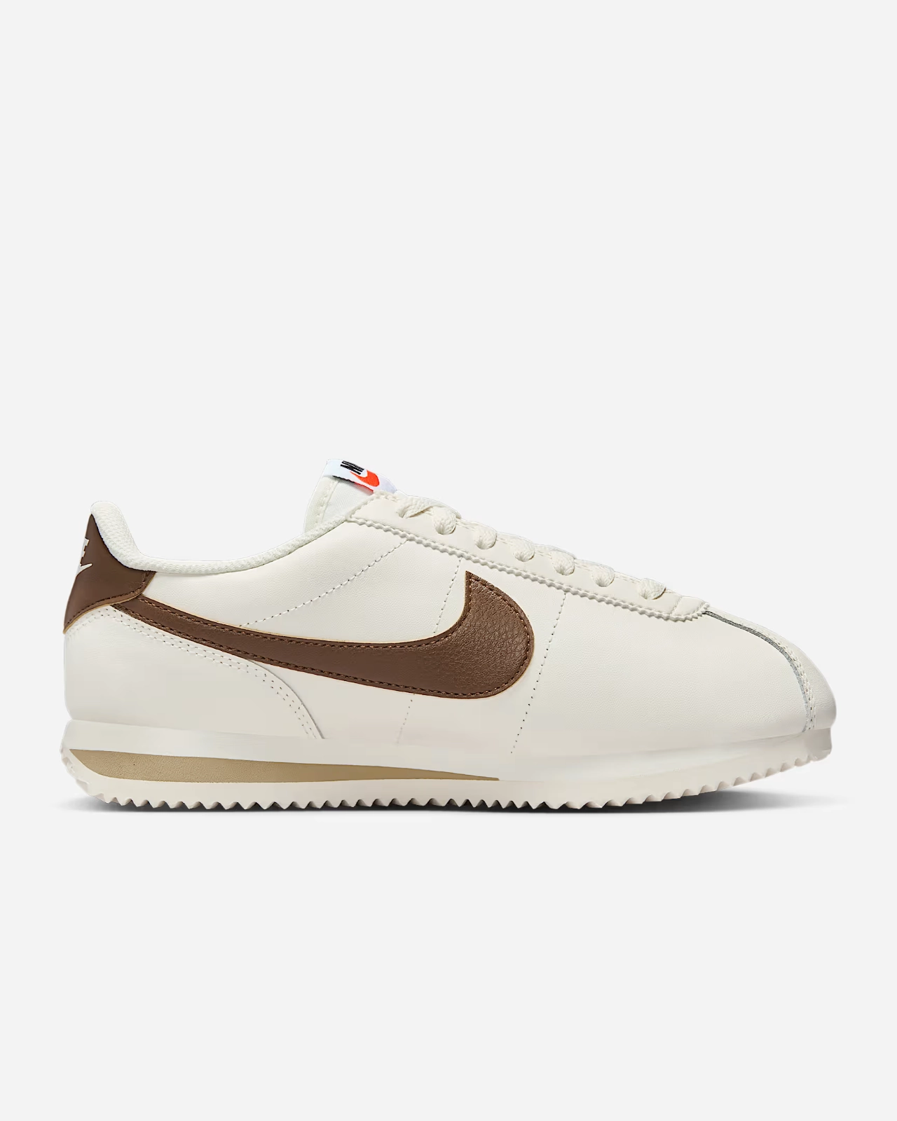 Nike Cortez DN1791-104 Sneakers Women's Sail Cacao Wow Leather Lifestyle Shoes Nike Cortez Shoes