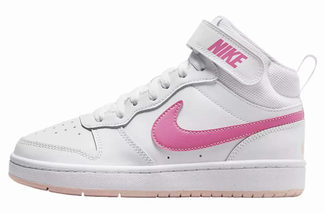 Platform Sneakers Jeffrey Campbell Nike Court Borough Mid 2 CD7782-116 Sneakers Kids  White Leather Shoes TF4361