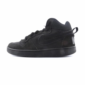 White Lace Up Sneakers NIKE  COURT BOROUGH MID