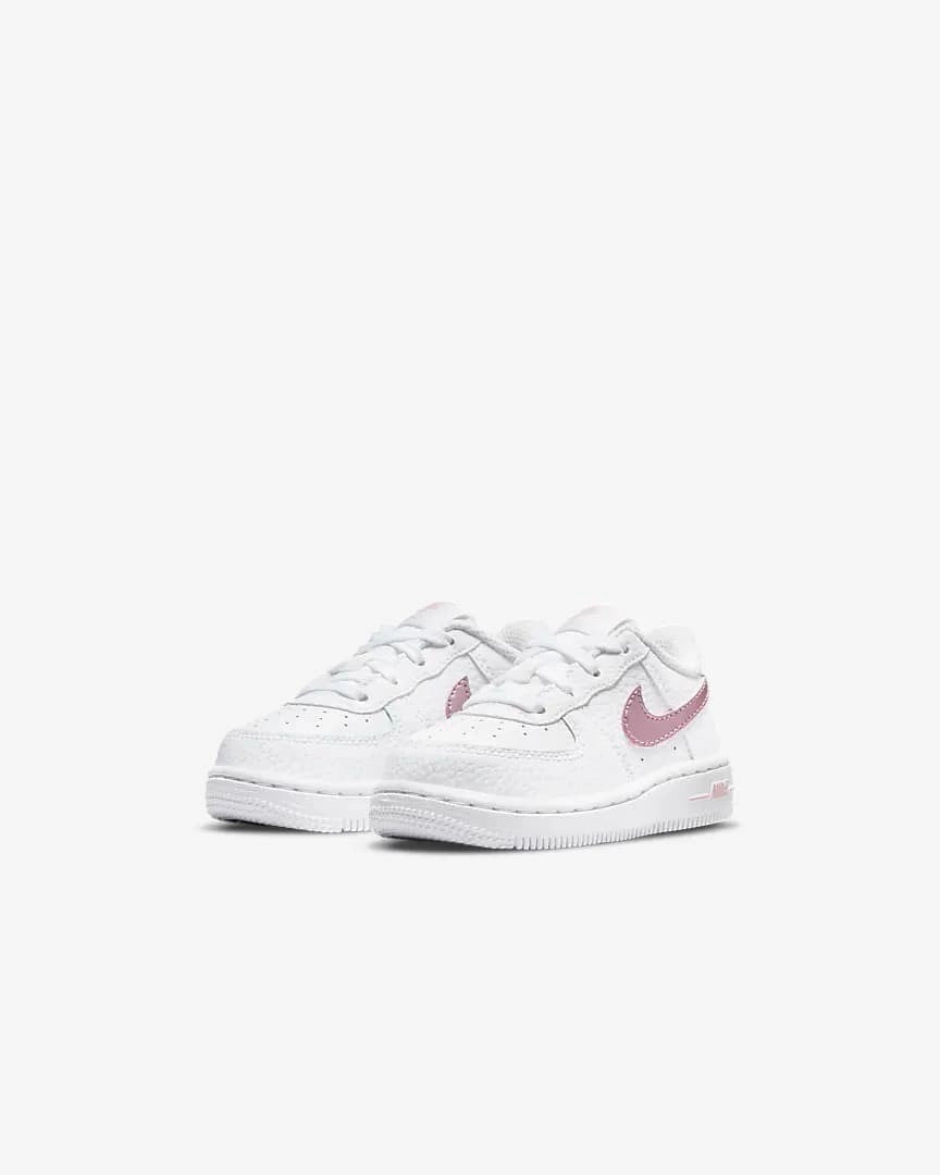 Nike Force 1 CZ1691-104 Sneakers Toddler Pink Glaze Leather Lifestyle Shoes Nike Lebron Xxi Shoes