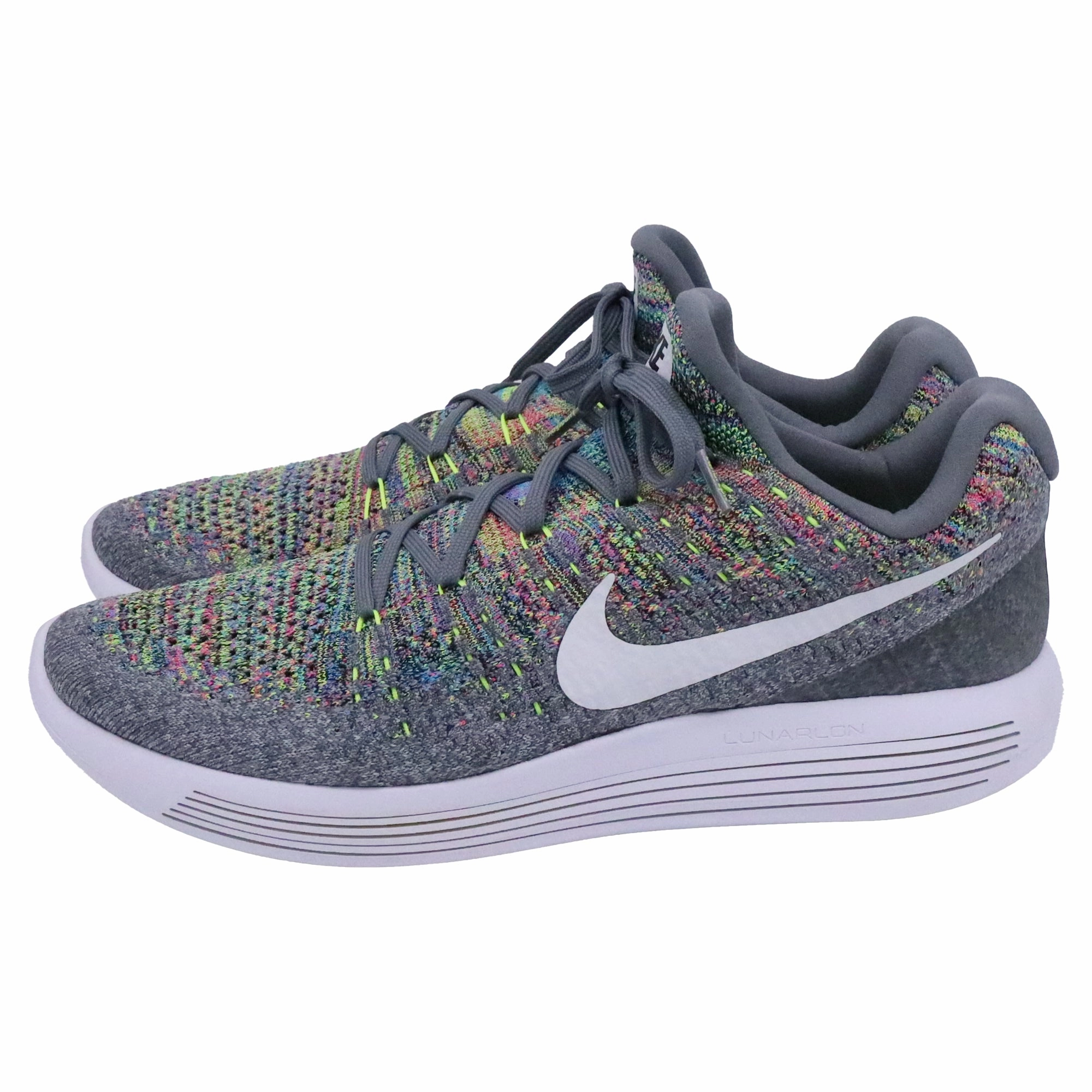 Nike Lunarepic Flyknit 2 Low Sneakers in Multicolor Polyester Roshe Sneakers