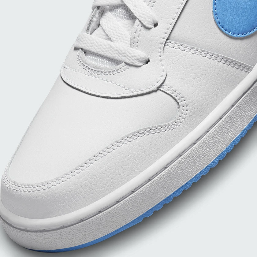 Nike Ebernon Low Men's White/Blue Leather Trainers AQ1775 102 Nike Vapor Turf Shoes