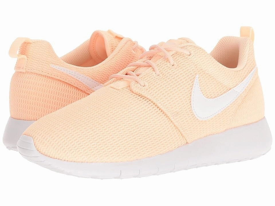 Nike Shoe Types Nike Roshe One 599729-802 Kids 5 Crimson Tint/White Running Sneaker Shoes GBNC92