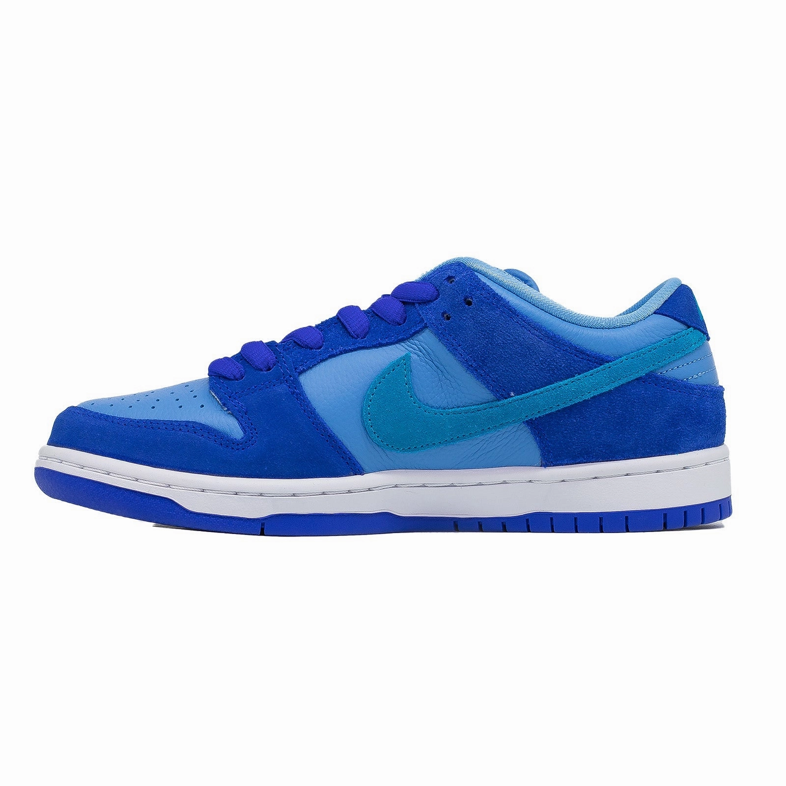 Extra Wide Basketball Sneakers Nike SB Dunk Low, Fruity Pack - Blue Raspberry