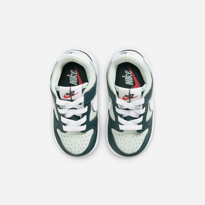 Old Nike Sb Shoes Nike Dunk Low FB9107-300 Sneakers Toddlers Deep Jungle Leather Lifestyle Shoes