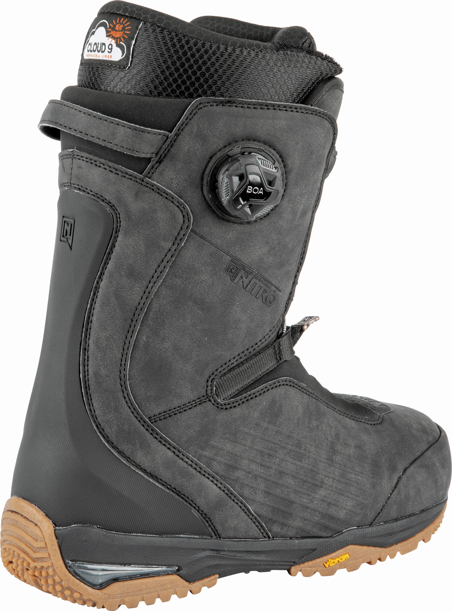 Nitro Chase Boa Snowboard Boot 2024 Suede Boots Ankle