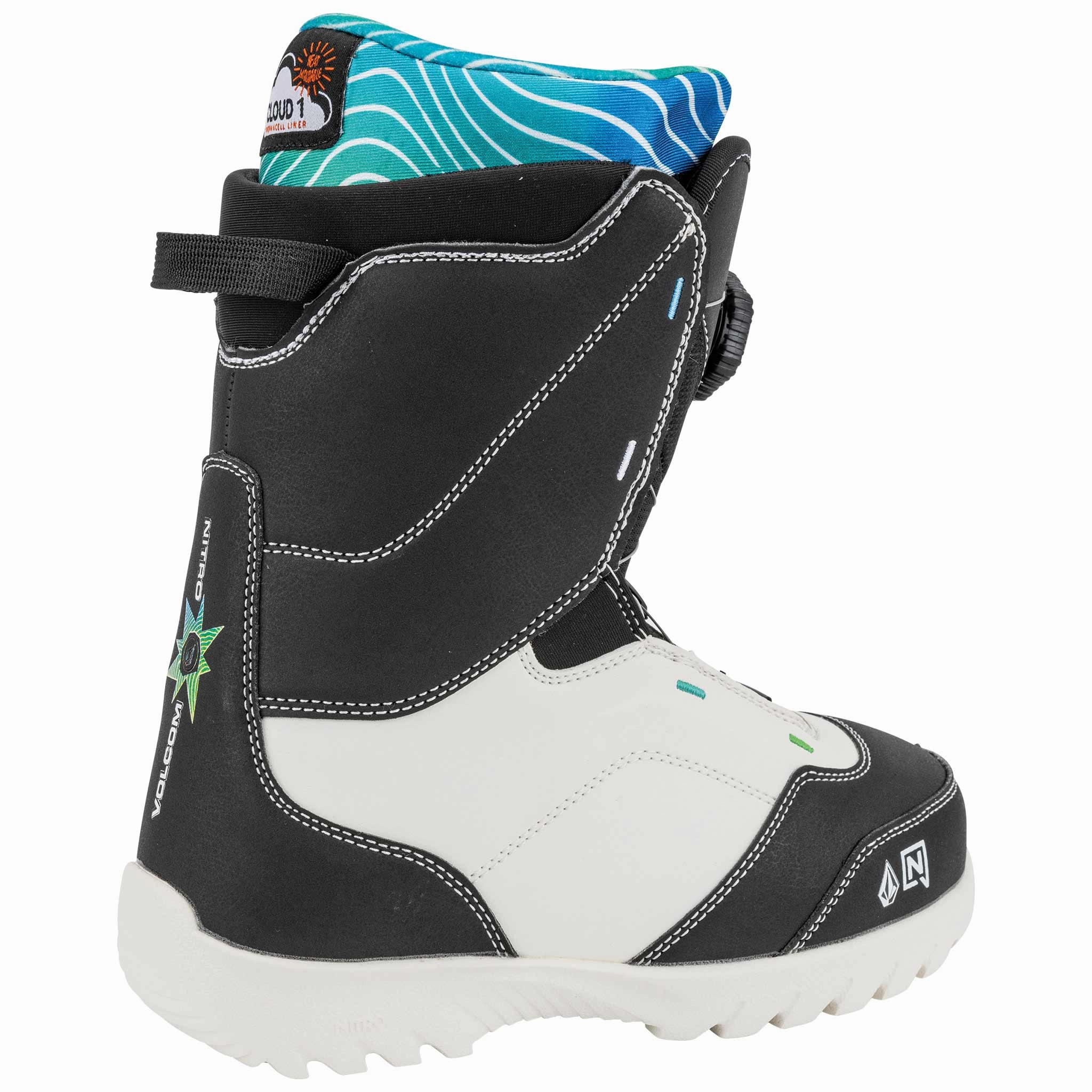 Nitro Kids Droid BOA Snowboard Boot 2025 Boots For Men With Jeans