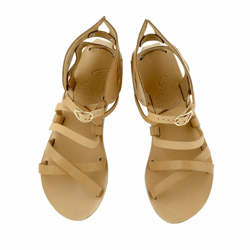 Leather Sole Sandals Nephele Natural