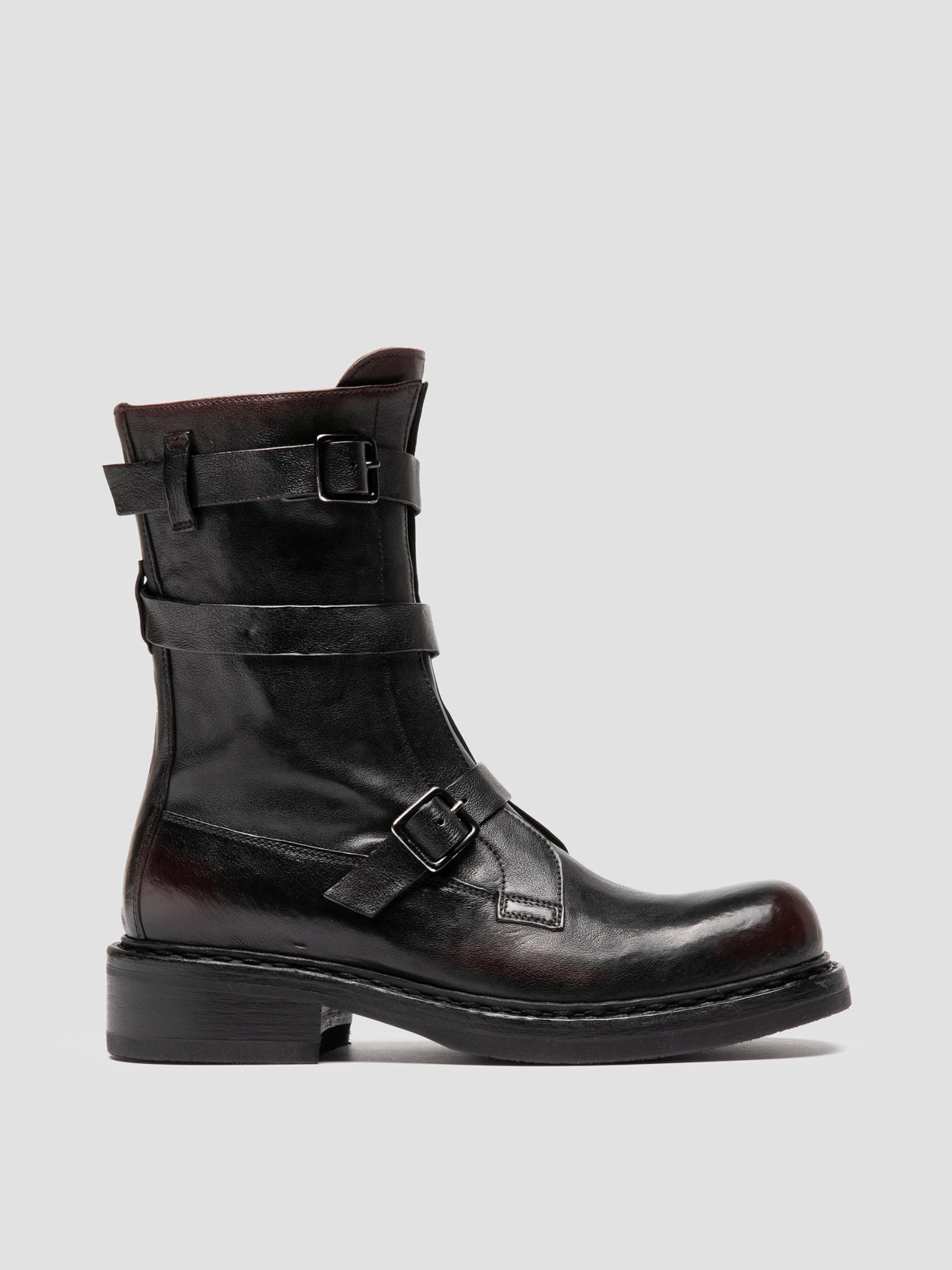 Xtratuf Boots DAKOTA 004 - Dark Burgundy Leather Zipped Boots
