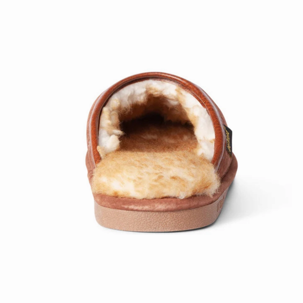 High Heel Ballet Slippers Old Friend Scuff Chestnut Slipper (Men's)