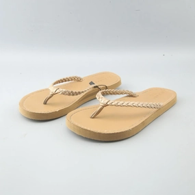 OLD NAVY . Logo Leather Slide Sandals