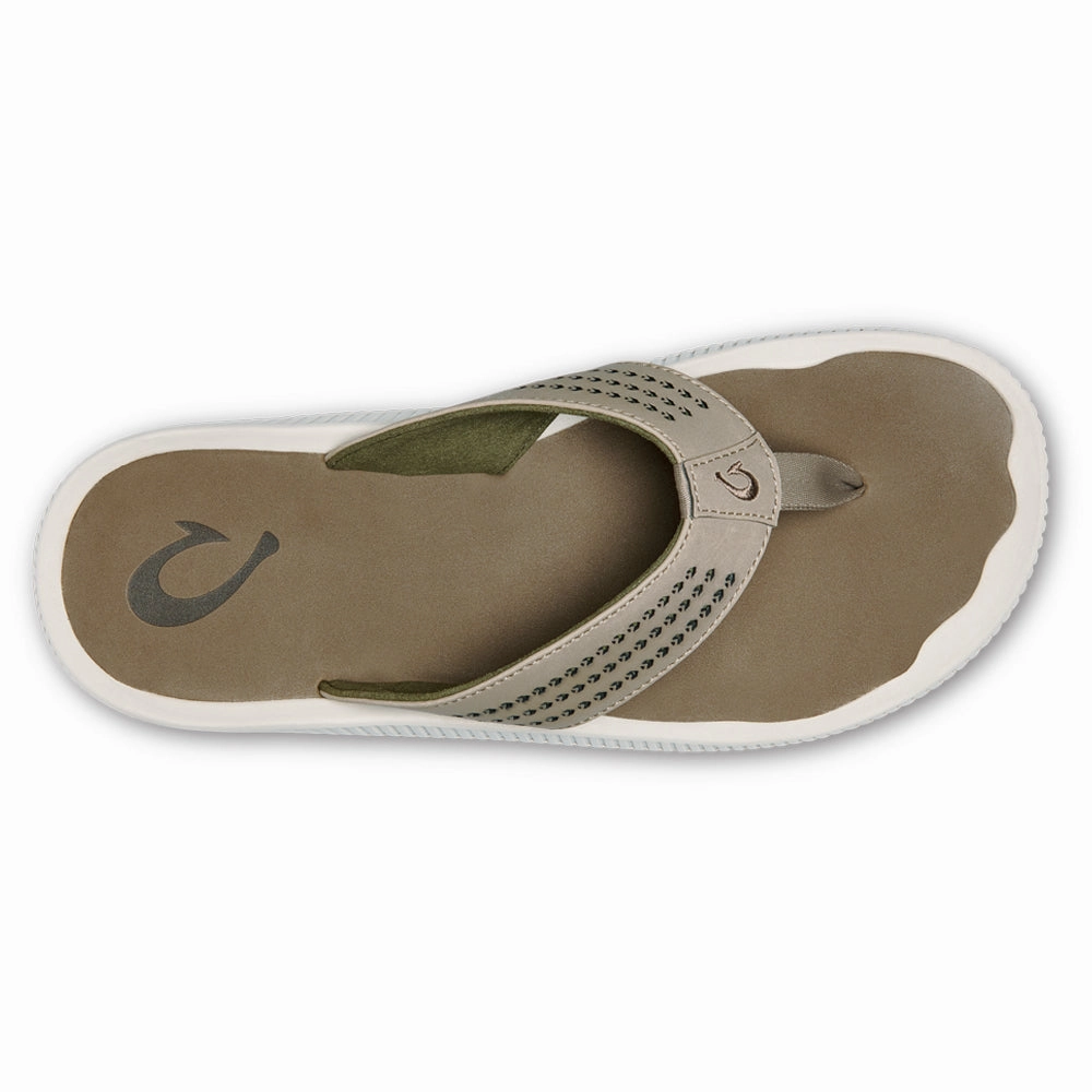 Sandals Nail Spa Sylvania Ohio OluKai Ulele Flip Flop Clay/Mustang (Men's)