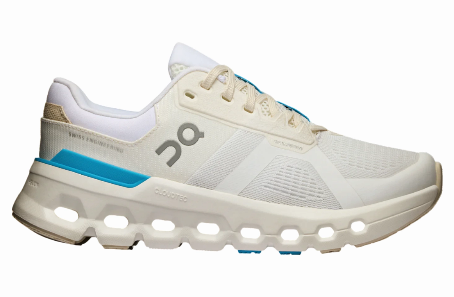 On Running Women's CloudRunner 2 Running - White/Horizon Top Stability Running Shoes