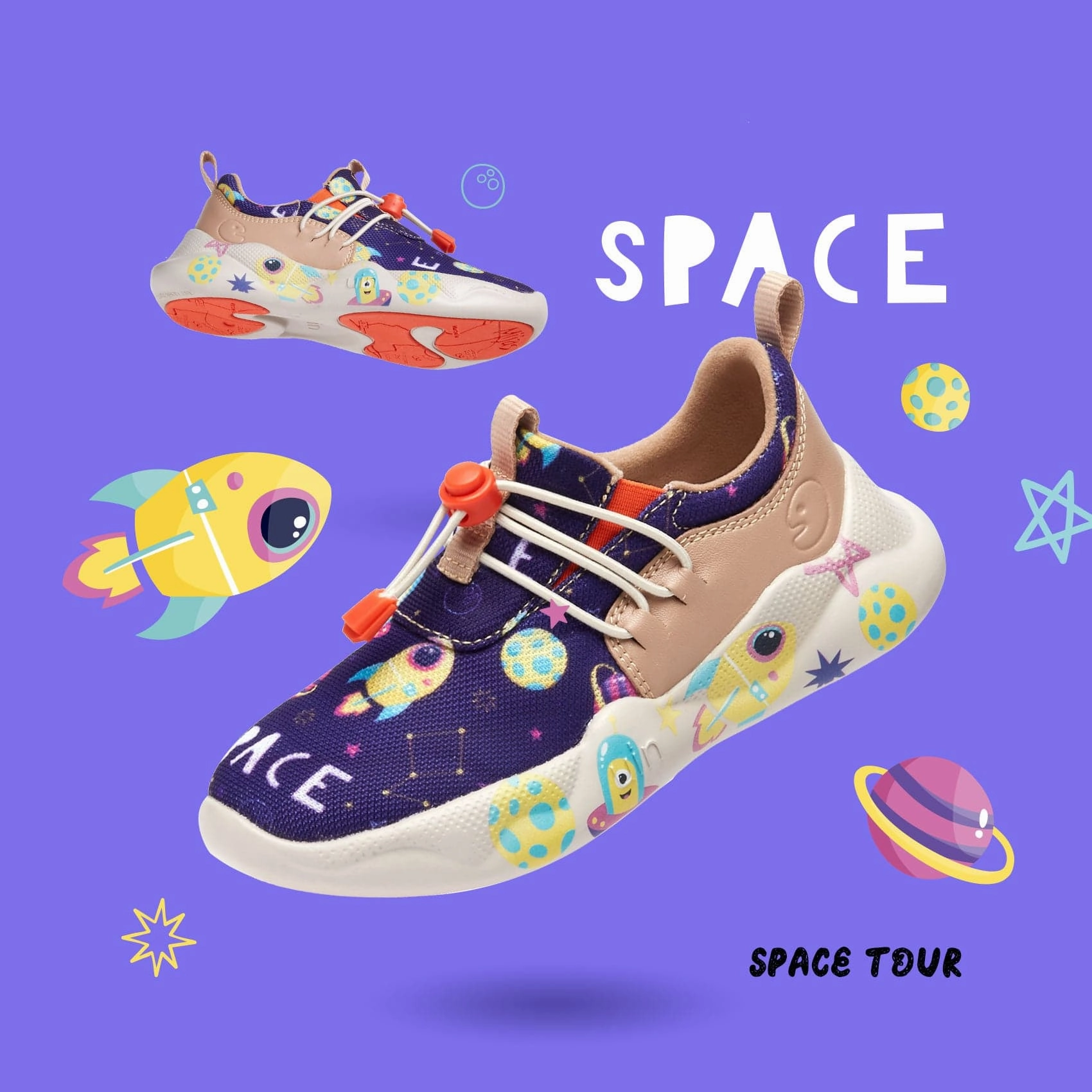 Sneakers With Good Arch Support Space Tour Mijas XIII Kid