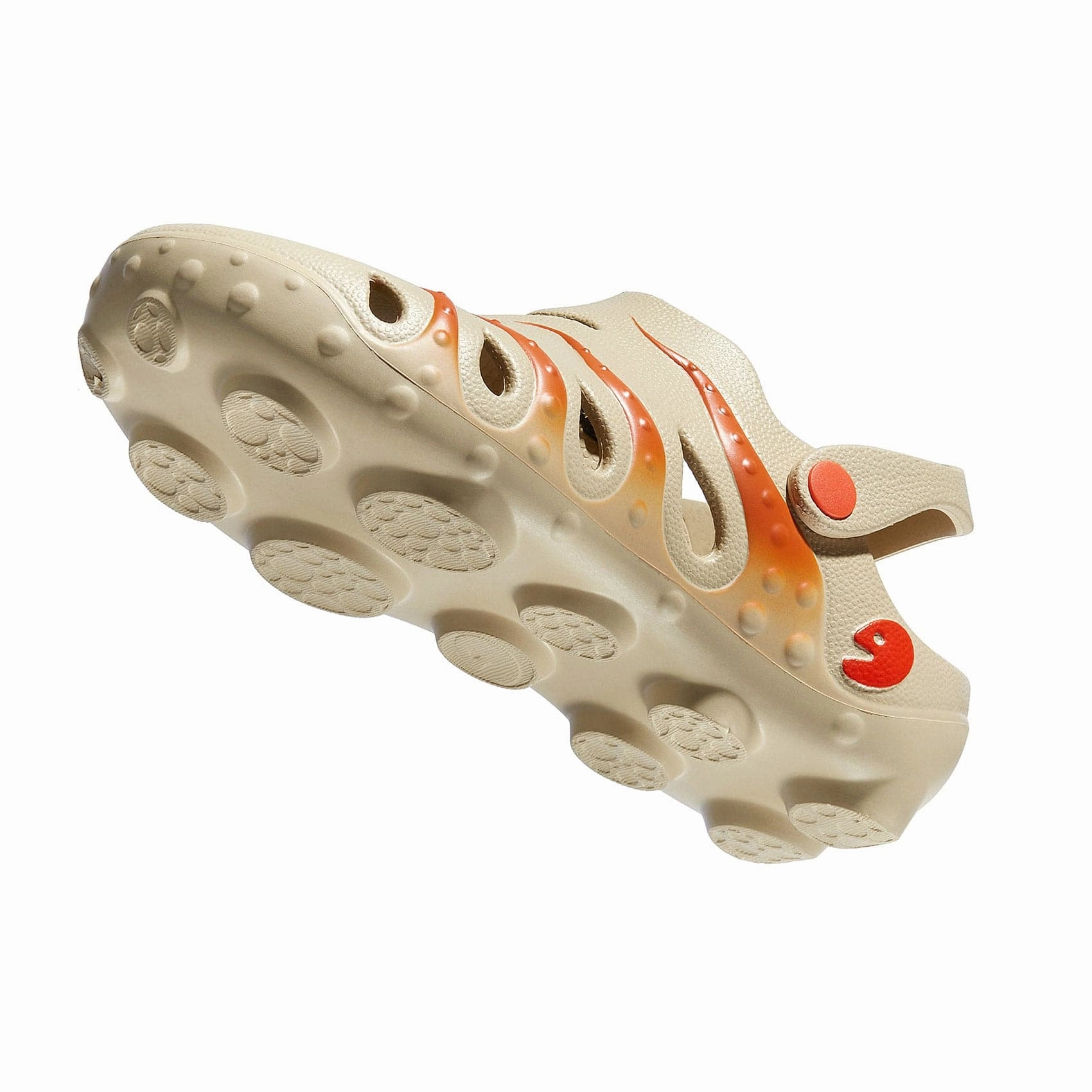 Orange Brown Octopus I Women Beachwear Sandals