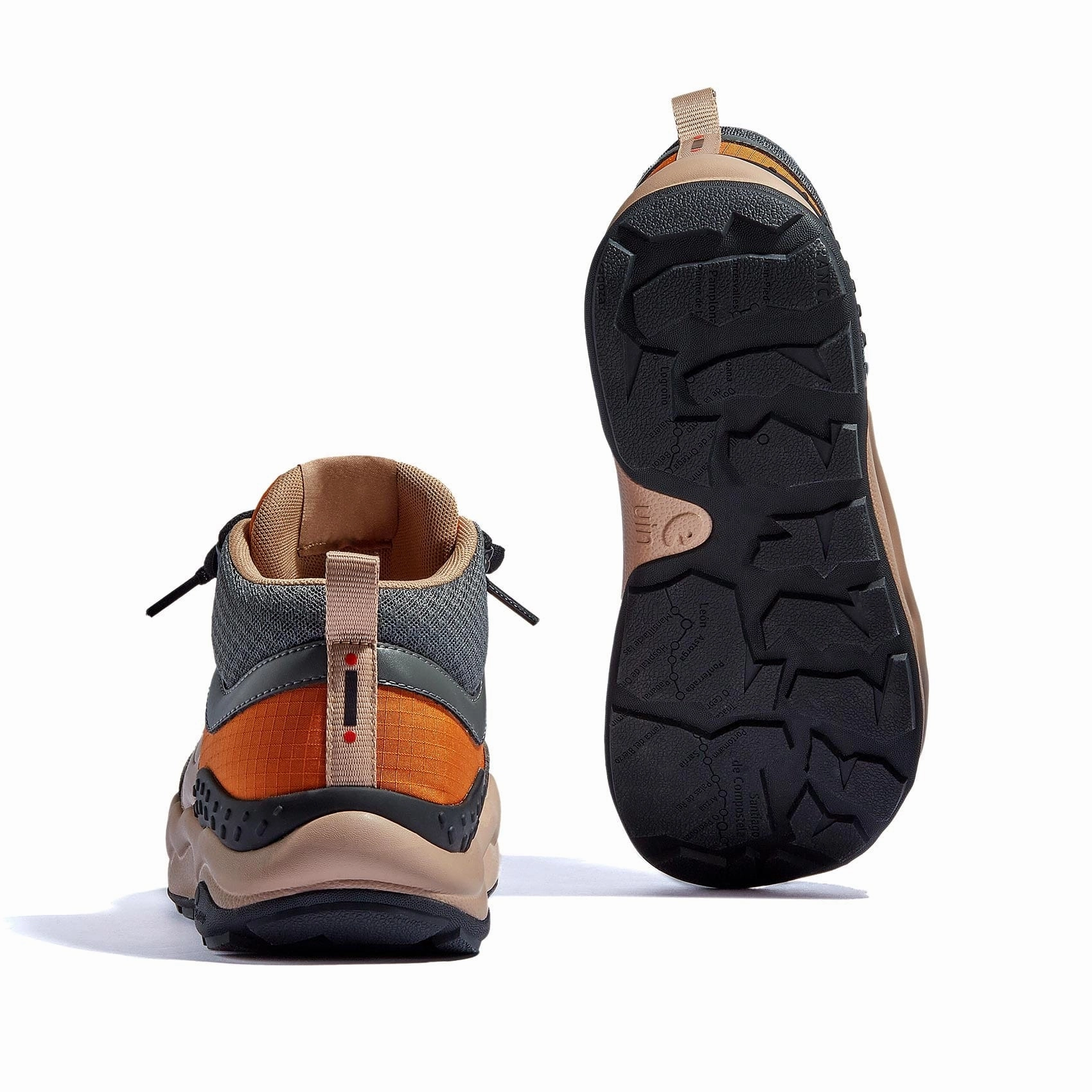 Water Resistant Winter Boots Orange Gray San Diego IV Women