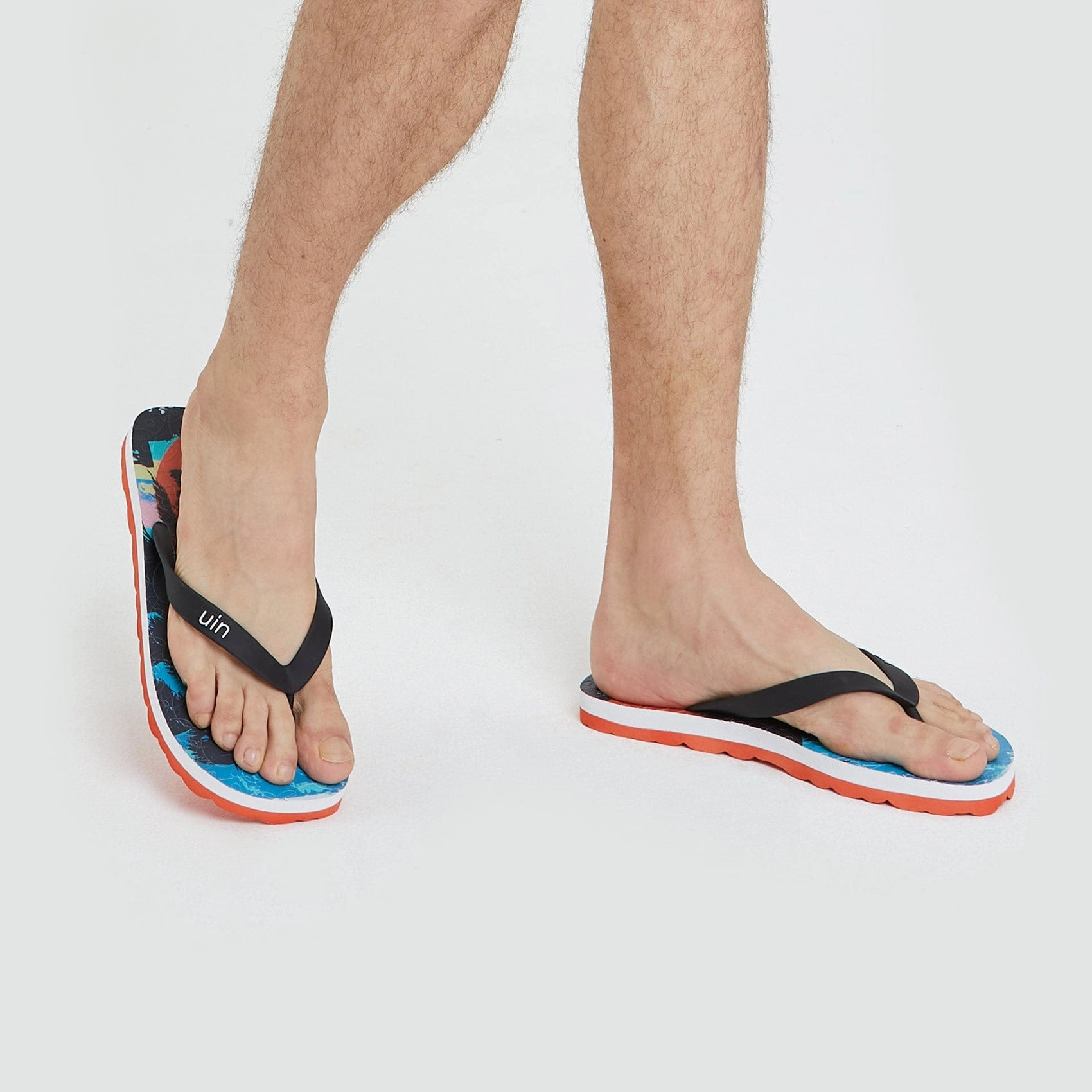 Palm in Sunset 2 Blanes Men Sandals Platform Flat