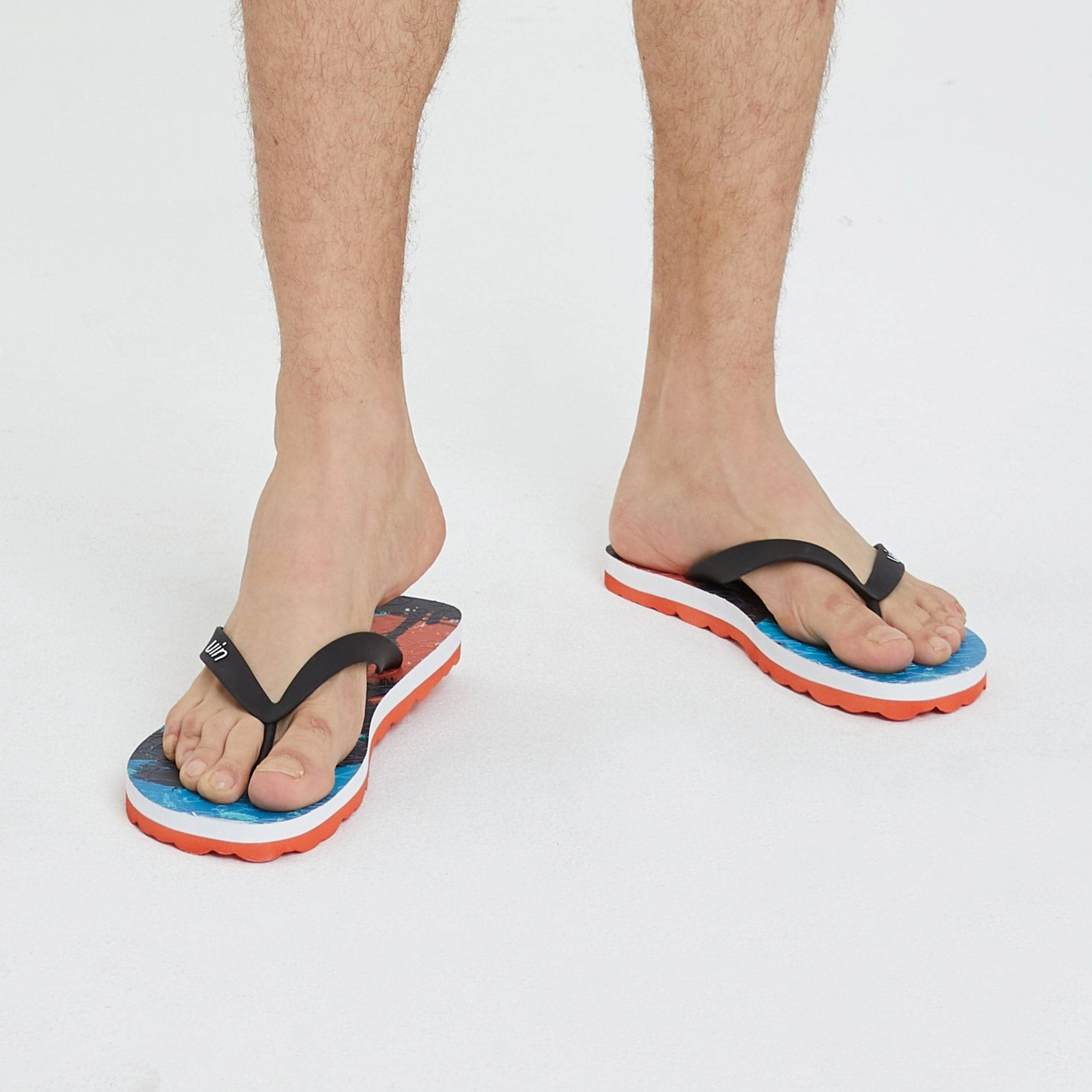 Sandals With Buckle Palm in Sunset 2 Blanes Men