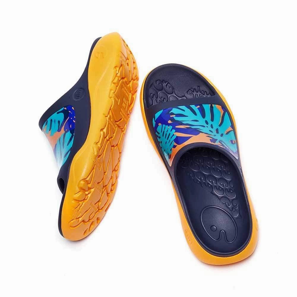 Stockings For Sandals Palm Tree Ibiza Slides