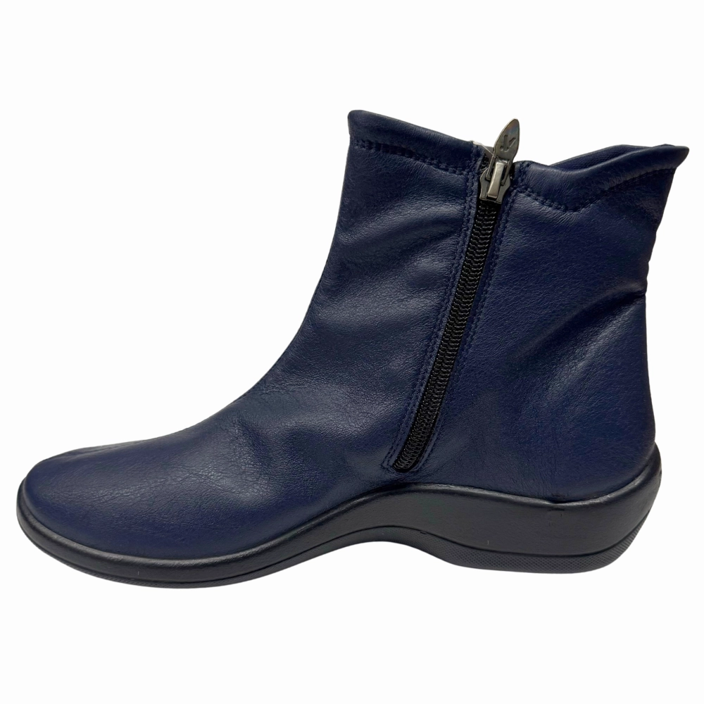Arcopedico Paluma Navy Leather Boot (Women's) Pendleton Boots