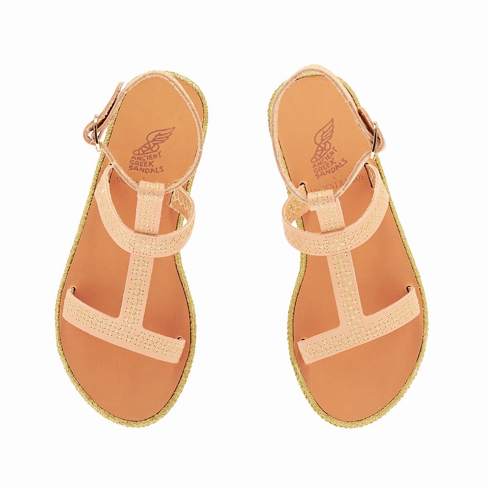 Flat Strappy Sandals Penelope Natural