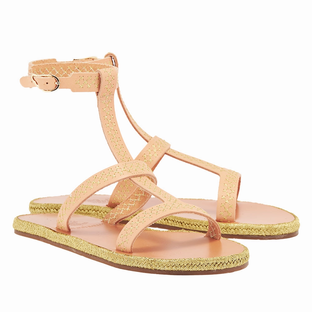 Penelope Natural Baretrap Sandals