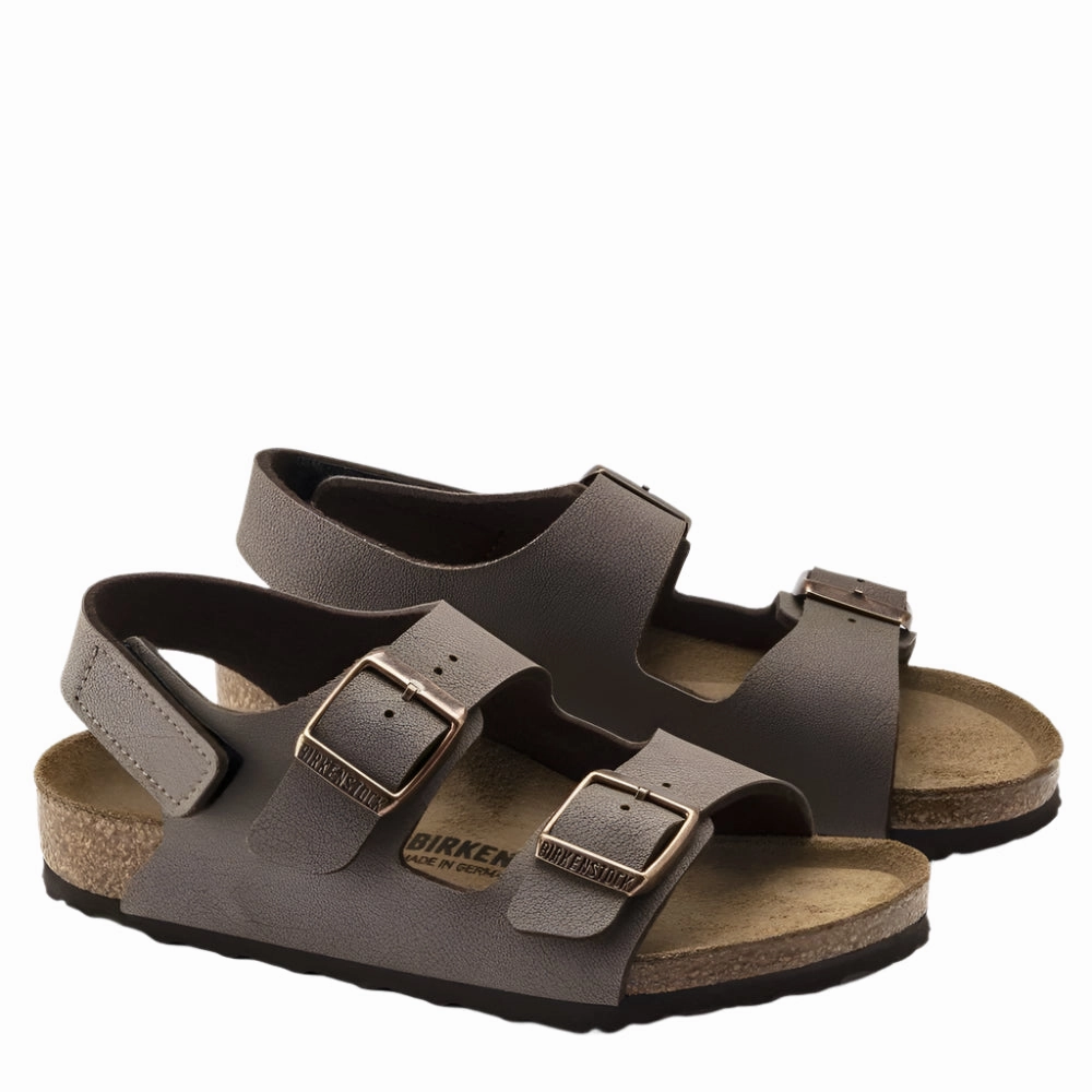 Kids' Milano Hook & Loop Mocha Sandals Resorts Virgin Islands