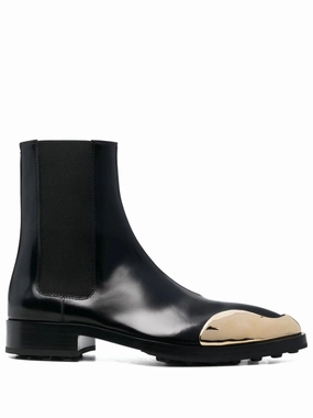 Most Comfortable Winter Boots 35mm metallic-toe leather boots