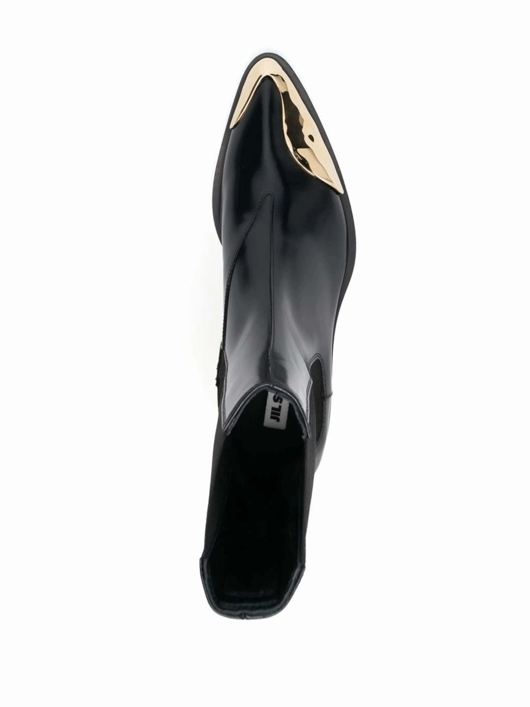 Cole Haan Ankle Boots 35mm metallic-toe leather boots