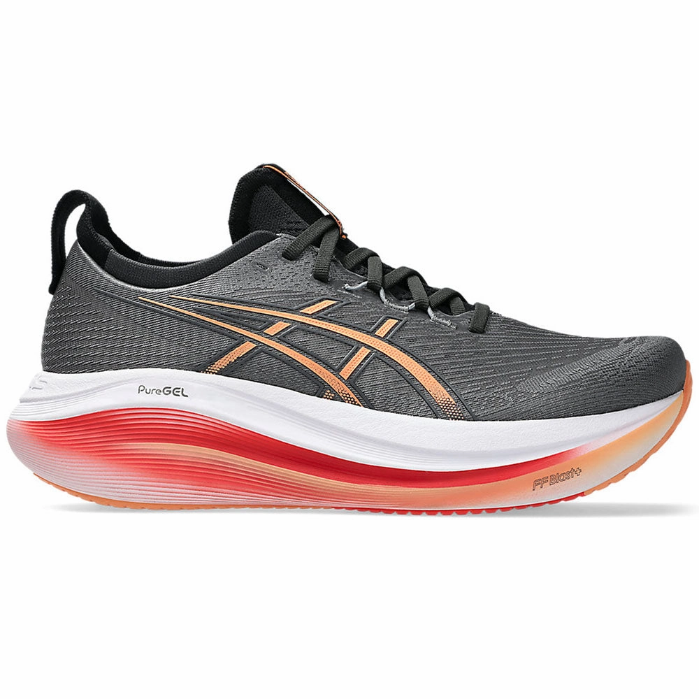 Men's Asics Gel-Nimbus 27, Carbon/Mojave, 13 2E Wide Asics Gel-venture 9 Waterproof Trail Running Shoes