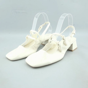 STRADIVARIUS . High Heel Shoes With Strap