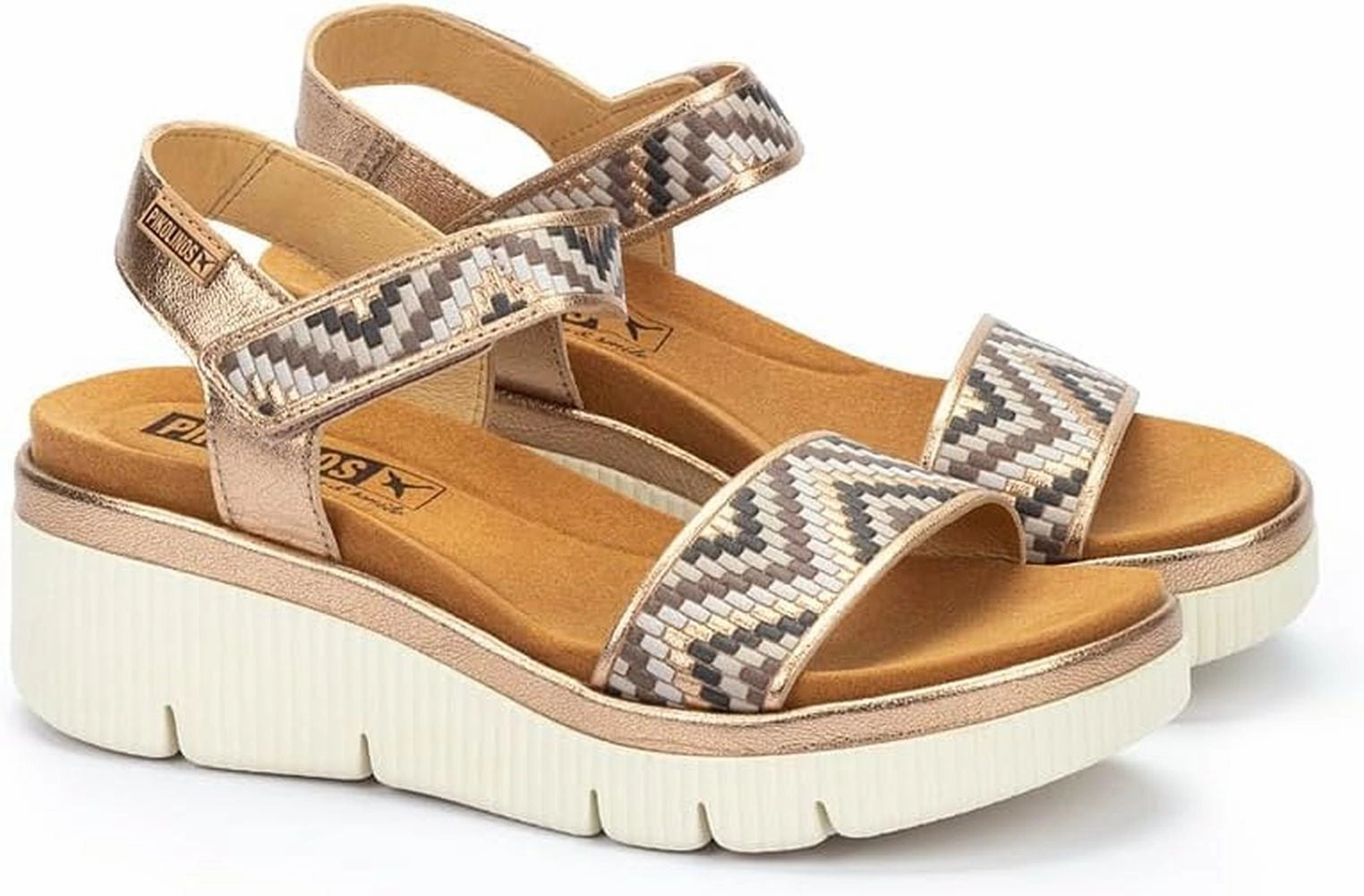 PIKOLINOS Women's GOMERA Wedge Sandals Sandals Bed Stu