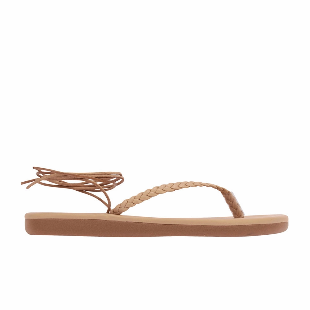Camper Sandals Plage Lace Up Natural