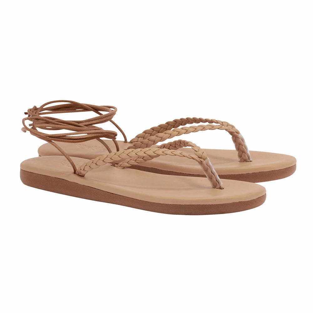 Plage Lace Up Natural Vs Sandals