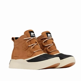 Sorel Women's Out N About IV Waterproof Boot - Taffy/Black Knee High Western Boots