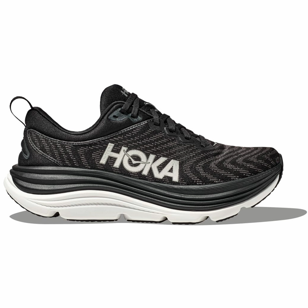 Hupana Hoka Gaviota 5 Black/White Running Shoe (Women's)