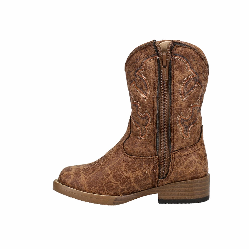 Newborn Western Boots Scout Square Toe Cowboy Boots (Toddler)