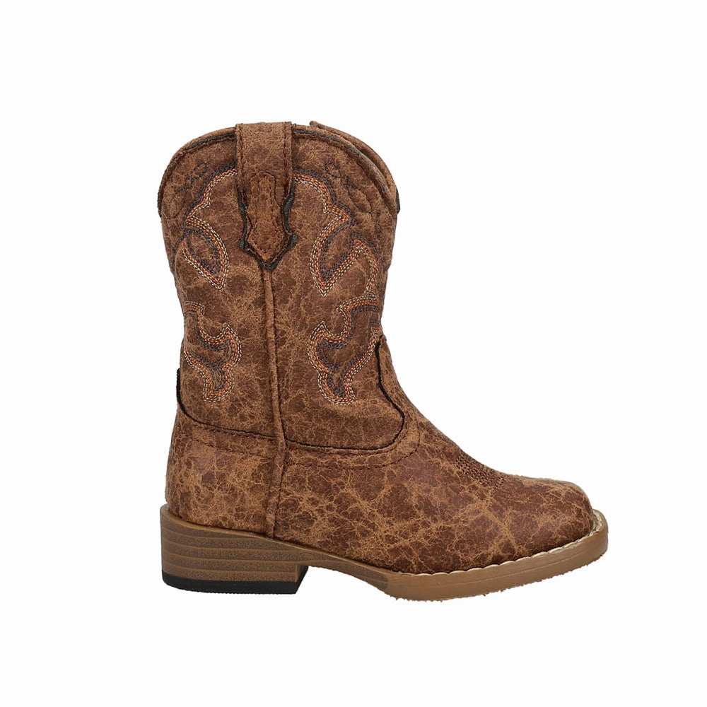 Scout Square Toe Cowboy Boots (Toddler) Brogan Boots